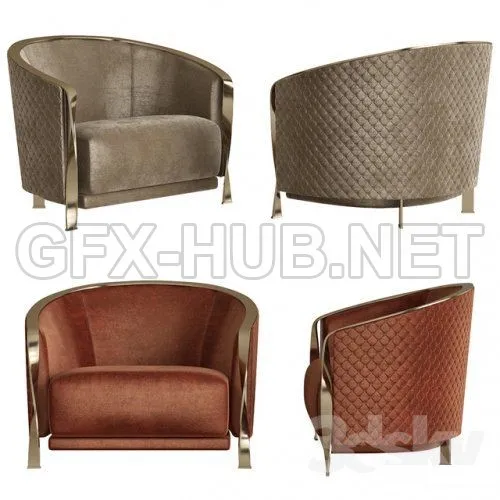 Armchair Rugiano Furniture Nella Vetrina 3d model – 206233