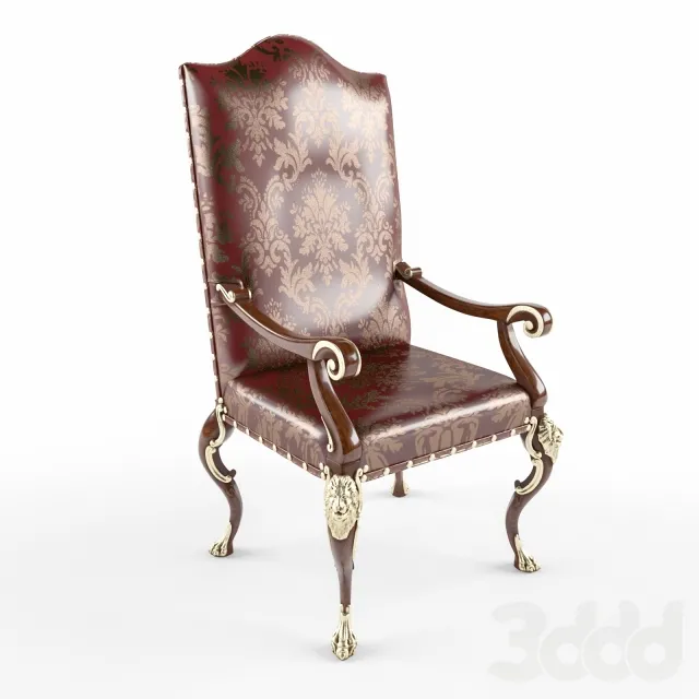 Armchair with lion legs Modenese Gastone – 206251