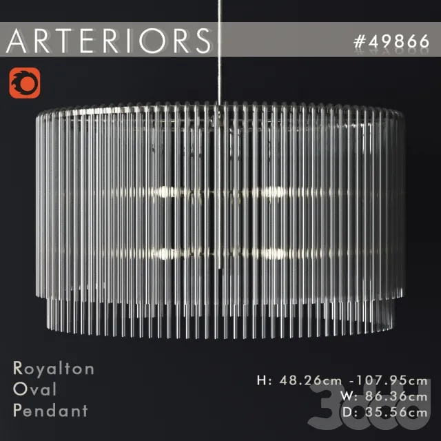 Arteriors Royalton Oval Pendant (на перезаливку) – 206467