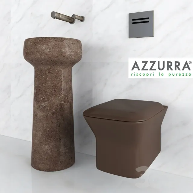 Azzurra wash basin and wc – 206785