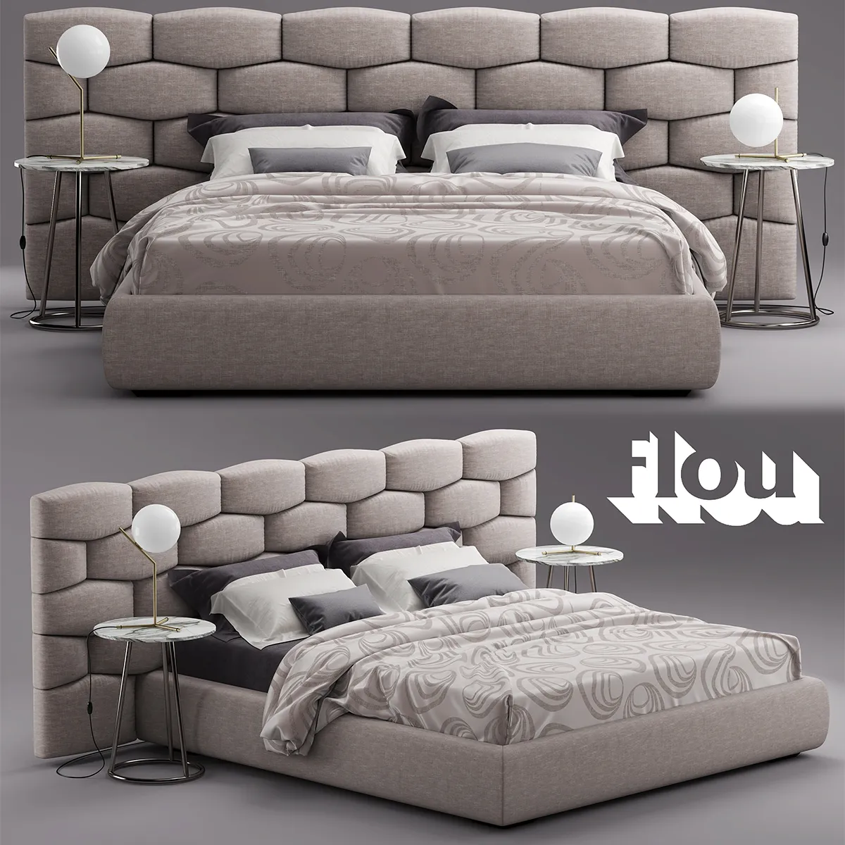 Bed Flou MAJAL Bed – 207661