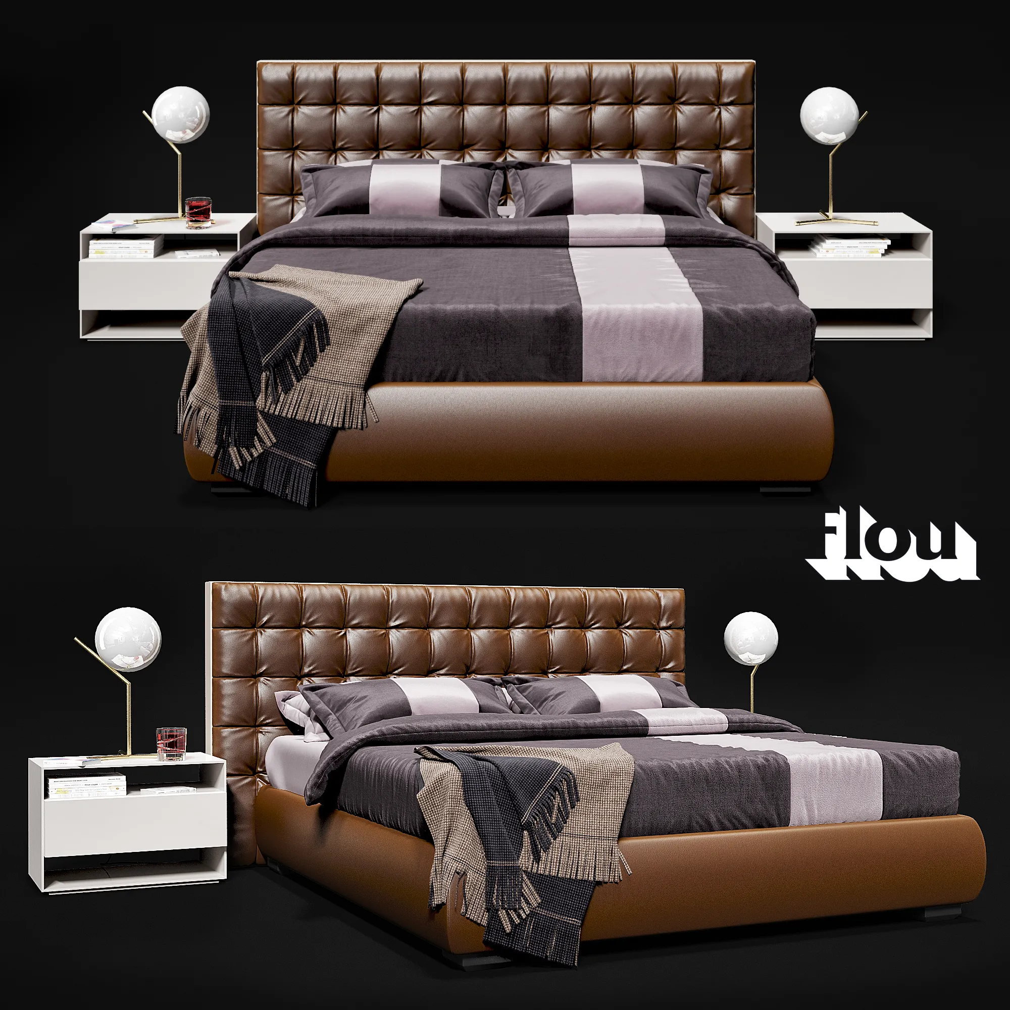 Bed Flou Sanya – 207663