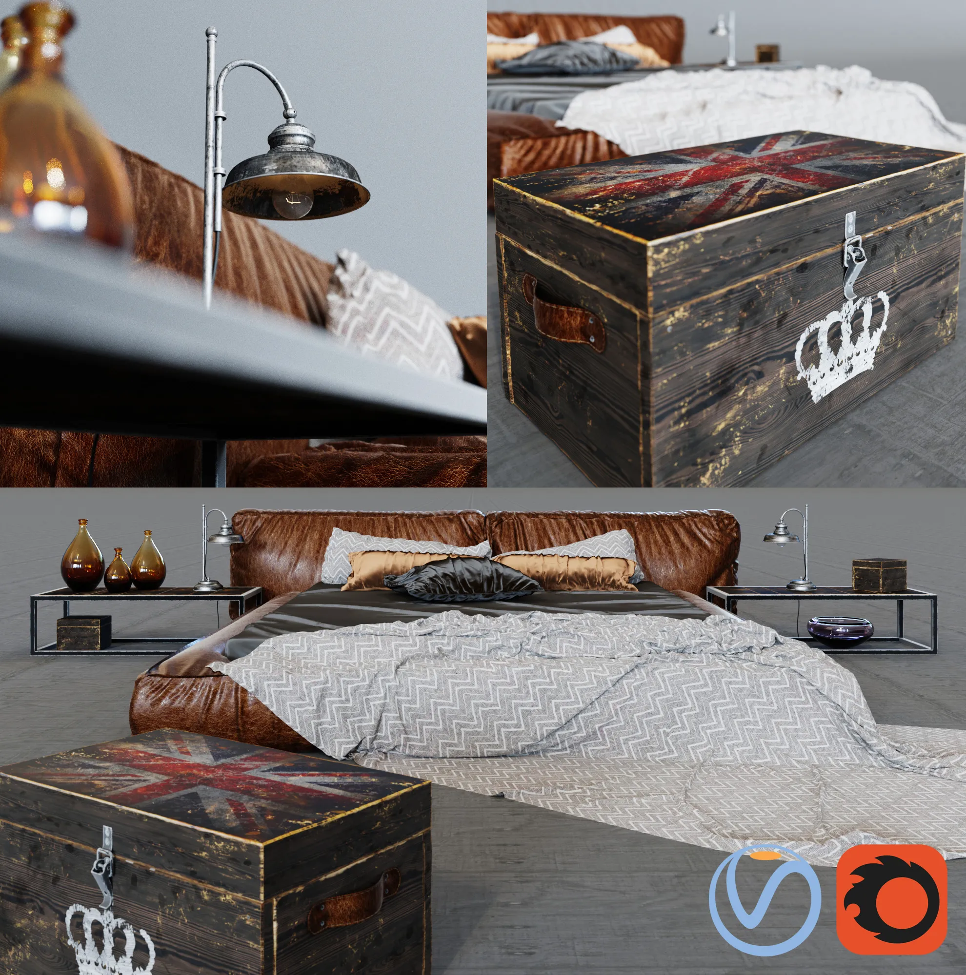 Bed Illini in loft – 207687