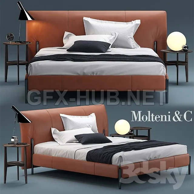 Bed molteni BEDS NICK – 207723