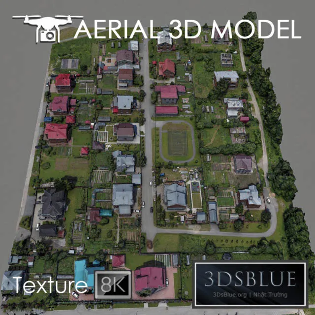 Residential area 71 3DS Max - thumbnail 3