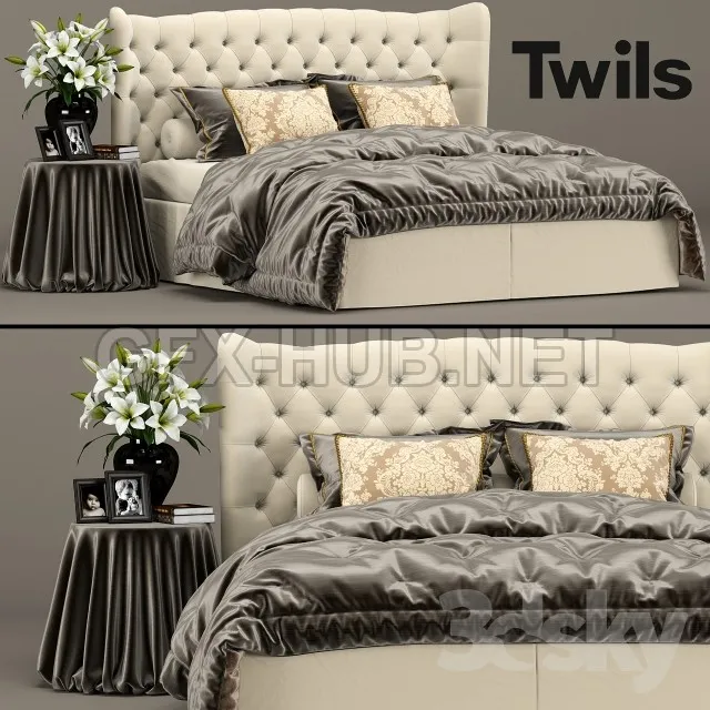 Bed Tommy CapitonneTwils – 207803