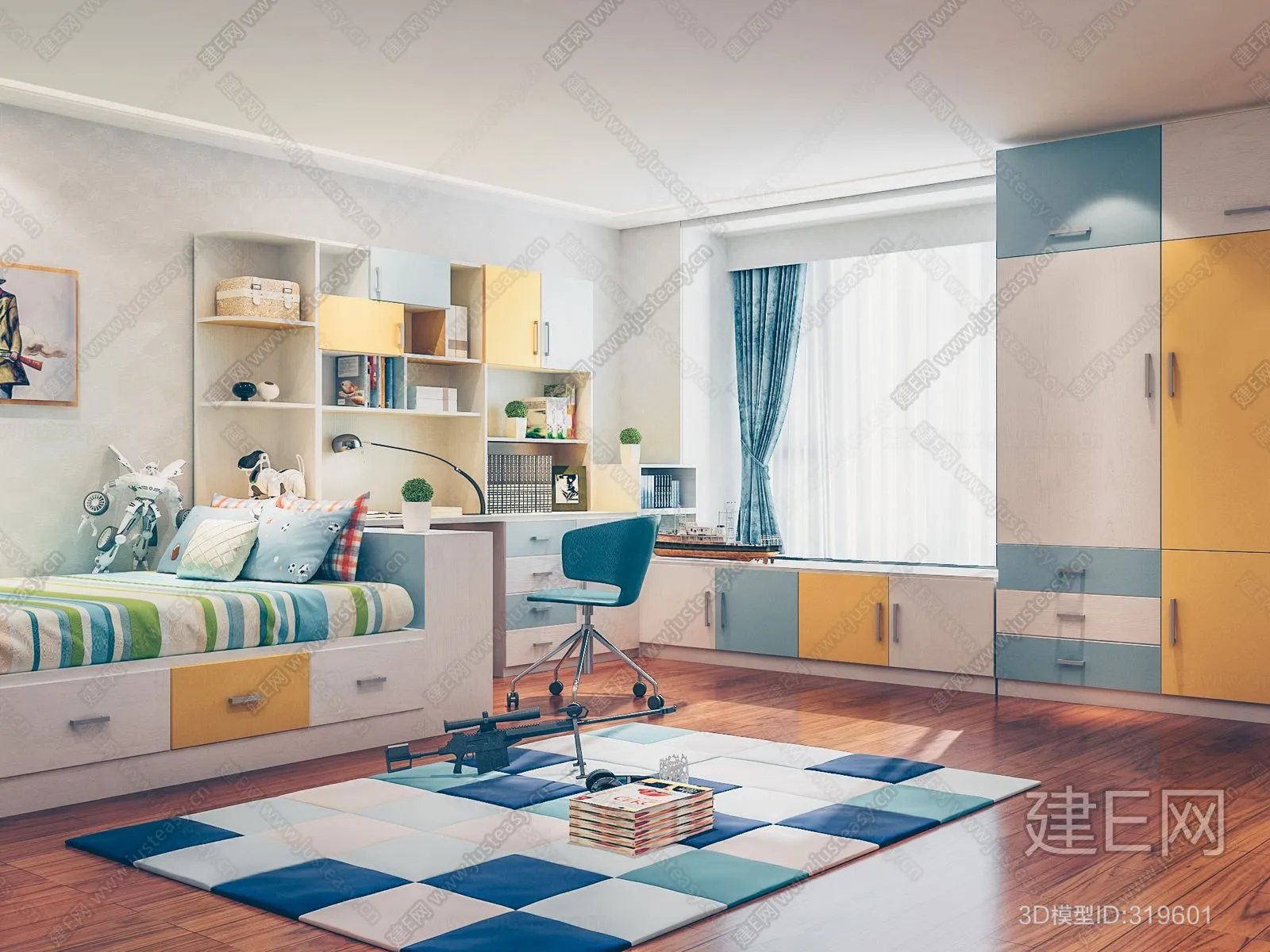 CHILDROOM – 3D SCENES – VRAY – 204