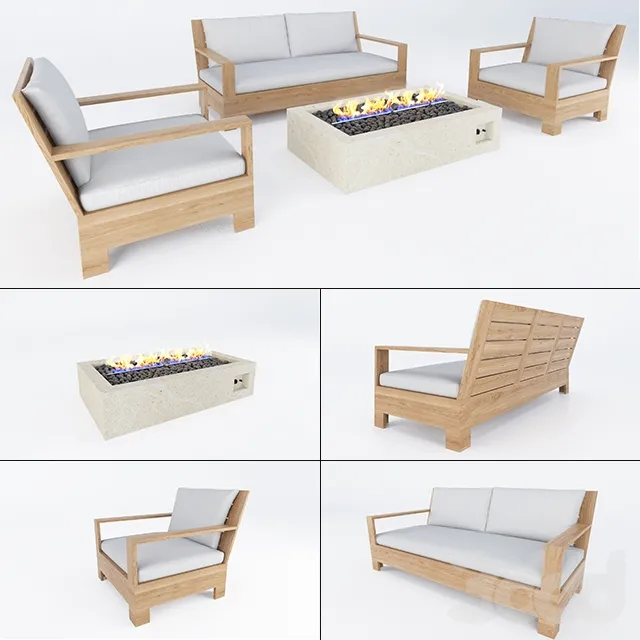 Belvedere Luxe Sofa Set – 207997