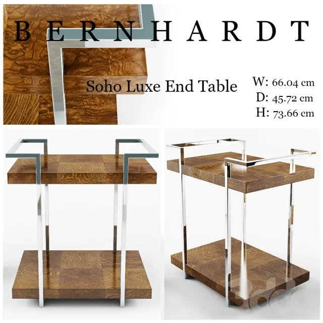 BERNHARDT Soho Luxe End Table – 208109