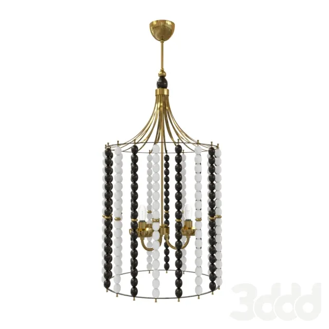 Black and Frosted Lanterns Murano1960s – 208279