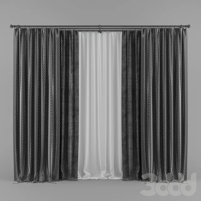 Black curtain 66 – 208297