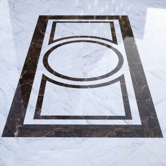 BW marble floor – 209143