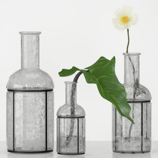 Caged Bubble Vases – 209199