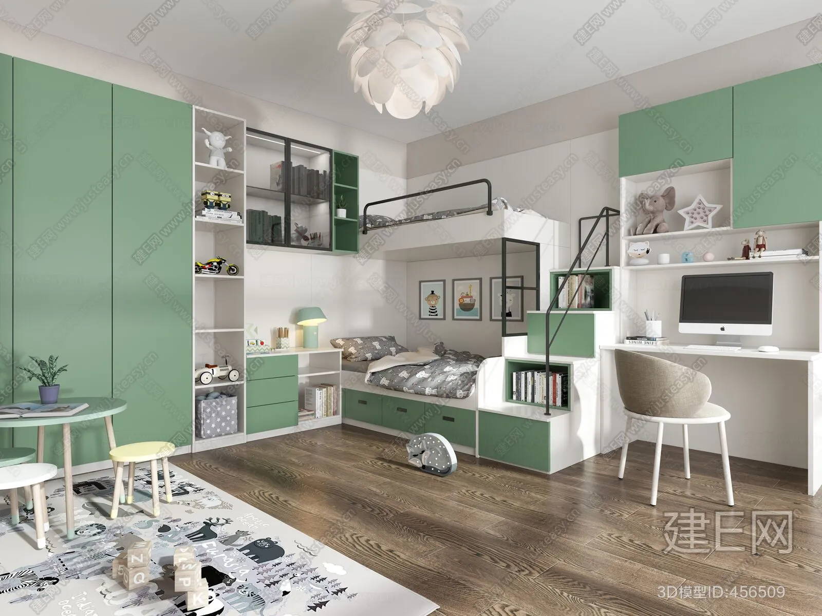 CHILDROOM – 3D SCENES – VRAY – 211