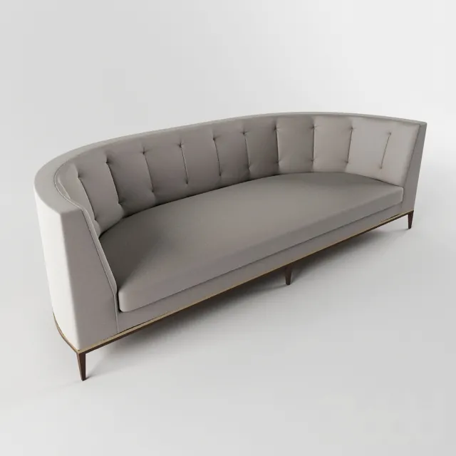 Capitone sofa with round back – 209373