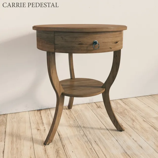 Carrie Pedestal Bedside Table – 209581