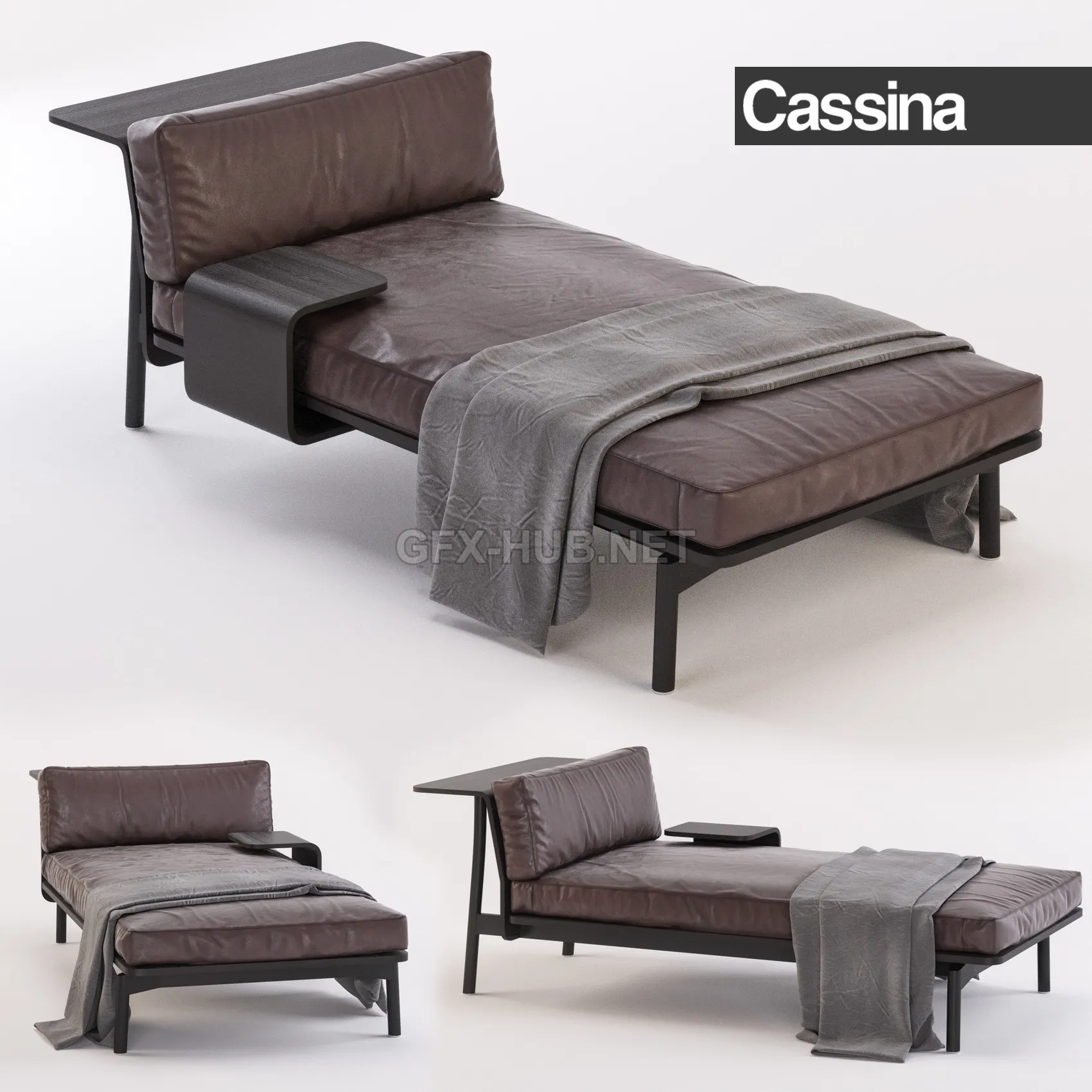 Cassina 288 10 Sled 3D Model – 209643