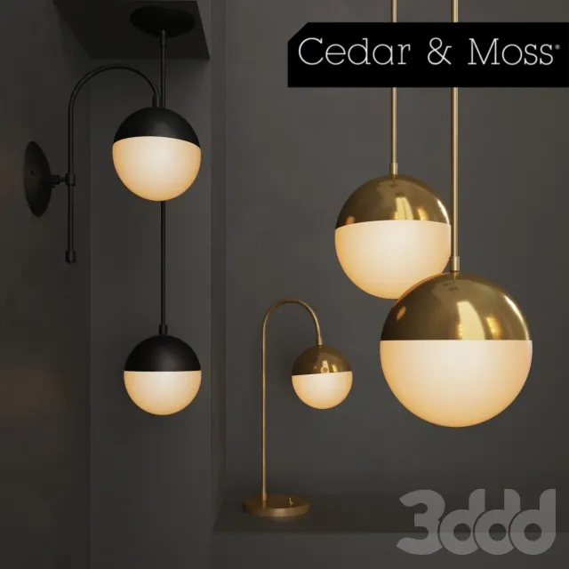 Cedar  Moss Pendant 6 in – 209839