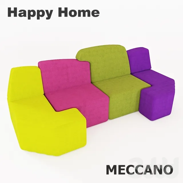 Children’s sofa HappyHome MECCANO – 210383