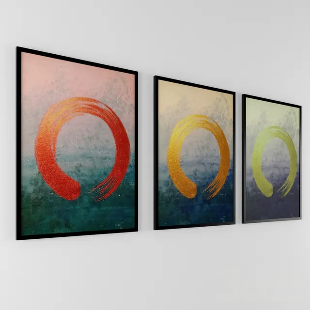 Circle Paintings Artwork collection – 210553