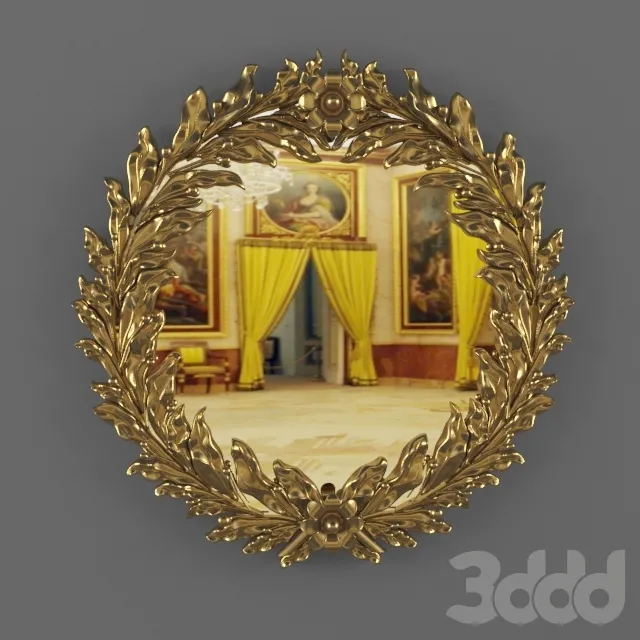 classic gold mirror – 210707