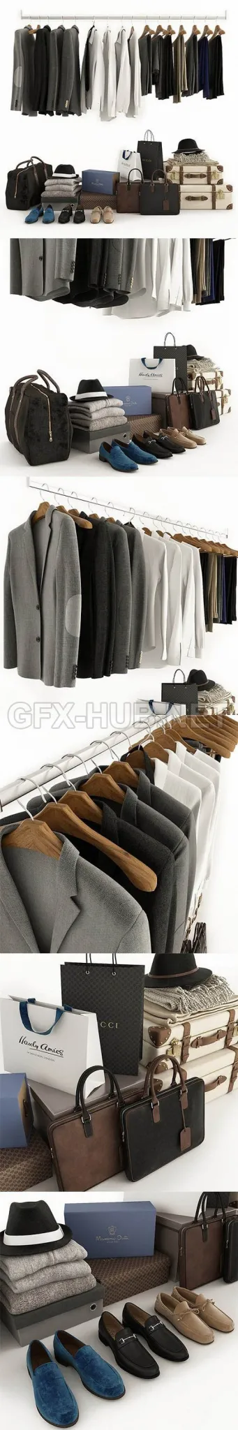 Clothing for Wardrobe 3ds Max – 210899