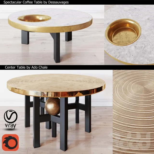 Coffee Table by Dessauvages and Center Table by Ado Chale – 211027