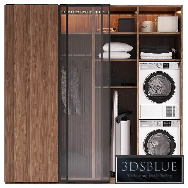 LAUNDRY SET (Fisher Paykel + Miele) 3DS Max - thumbnail 3