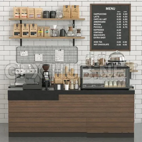 Coffeeshop 3d model – 211067