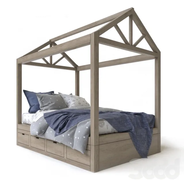 Cole framed house bed – 211073