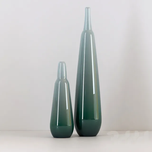 Coloured Glass Vases – 211137