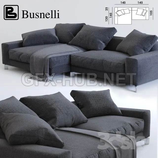 Corner sofa Busnelli – 211377