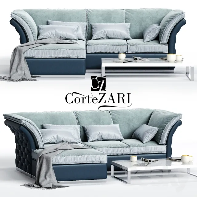 CorteZARI TIAGO Corner Sofa – 211407