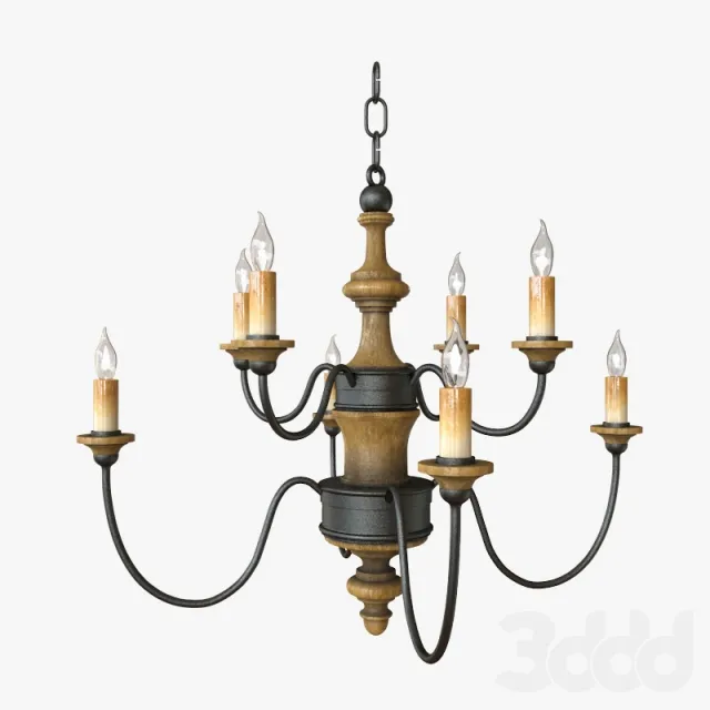 Currey and Company – Abbey Chandelier Lighting – 211651