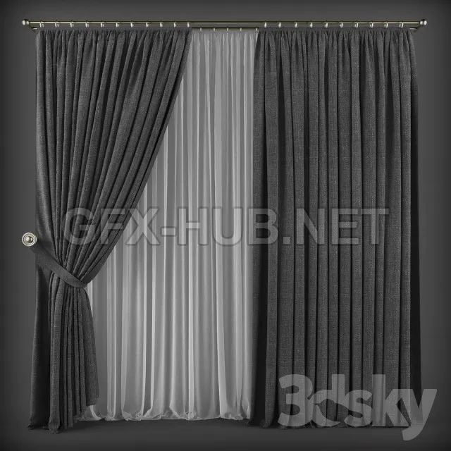 Curtains in the modern style – 211731