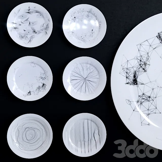 Decorative plates set2 – 212149