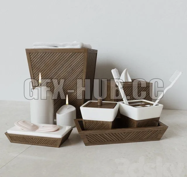 Decorative set Creative BathSpa Bamboo Collection – 212173