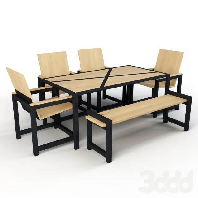Dining Set Industrial Design – 212621