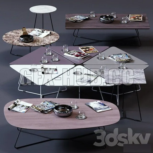 Ditre Italia Coffee Tables Set 02 – 212729