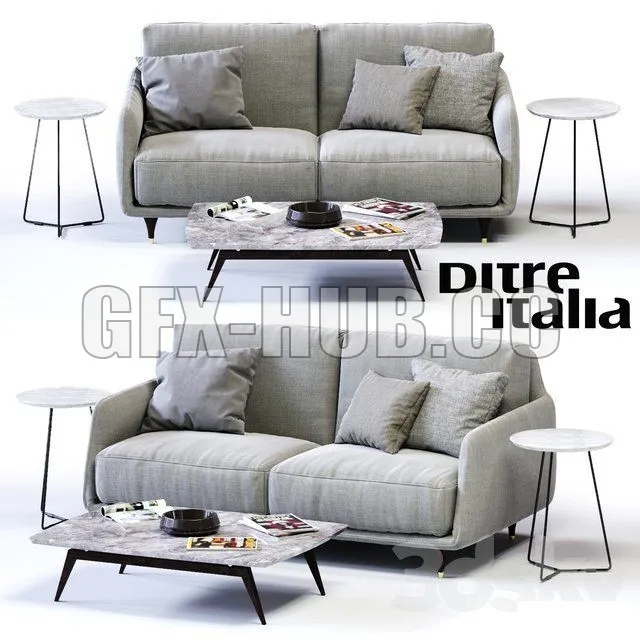 Ditre Italia ELLIOT 2-er Sofa – 212739