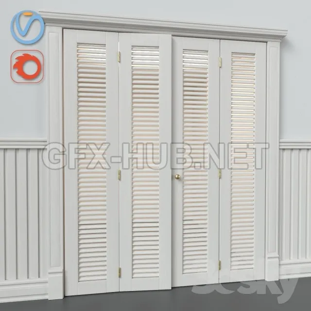 Dressing room with wall panel – 213095