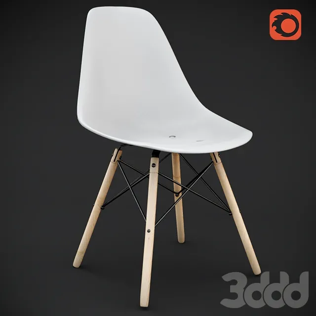 DSW Plastic chair by Chales Eames – 213161