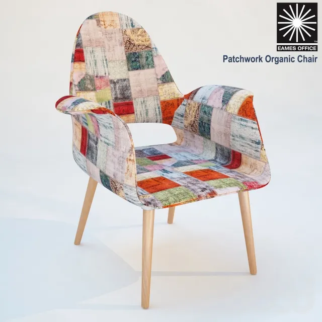 eames armchair patchwork – 213245
