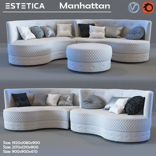 Estetica Manhattan Sofa – 213863