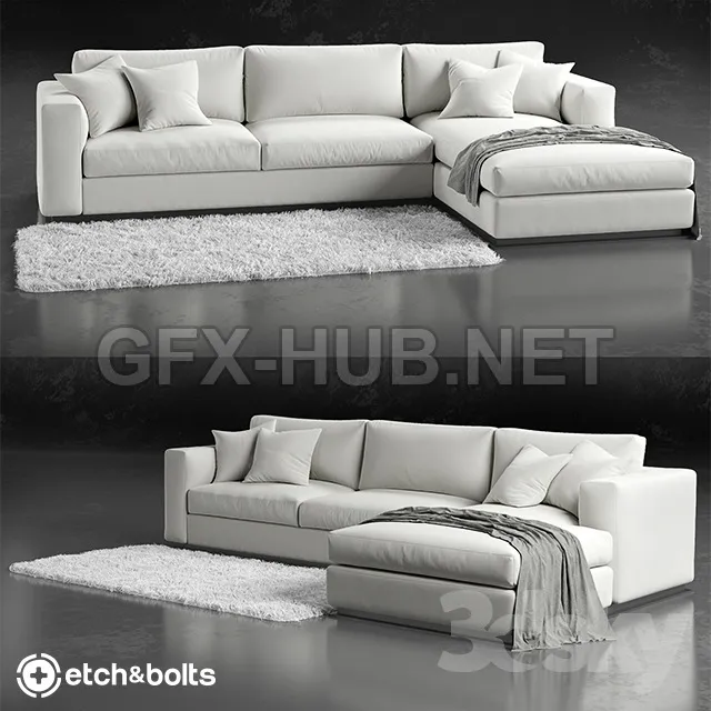 EtchBolts Eudora L-Shaped Sofa – 213879