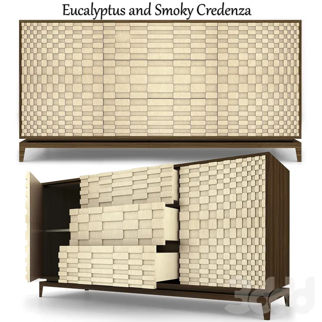 Eucalyptus and Smoky Credenza – 213903