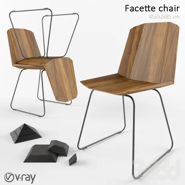 Facette chair and Pyramid – 214007