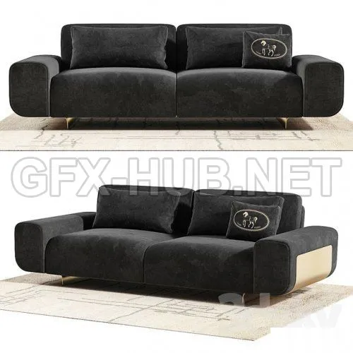 Fendi Casa Camelot Sofa 3D model – 214193