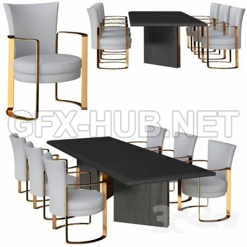 Fendi Dining Table 3d model – 214209