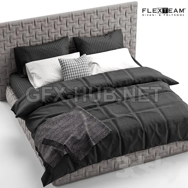 FLEXTEAM MARCEL + Black Bedclothes – 214593